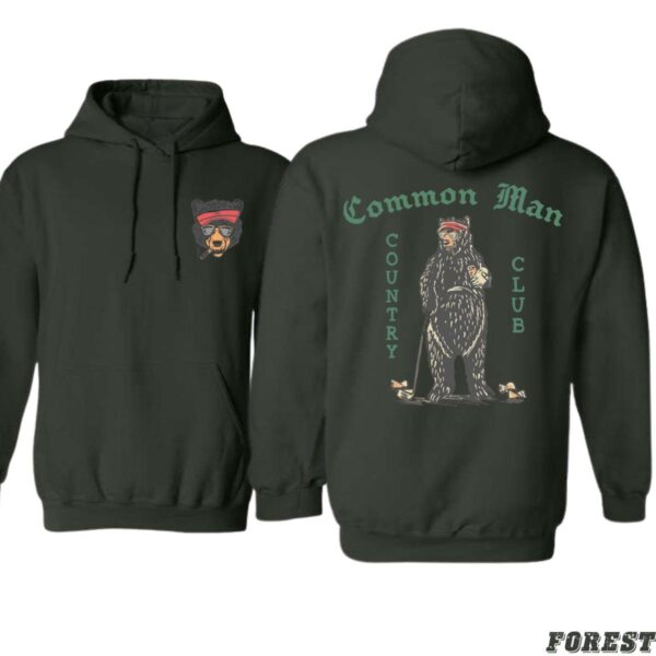 Common Man Country Club Hoodie, Fun Bear Design, Perfect for Outdoor Enthusiasts, Ideal for Casual Comfort, Quirky and Cozy, Unisex Hoodie for Men and Women , Winter Fashion - Image 6