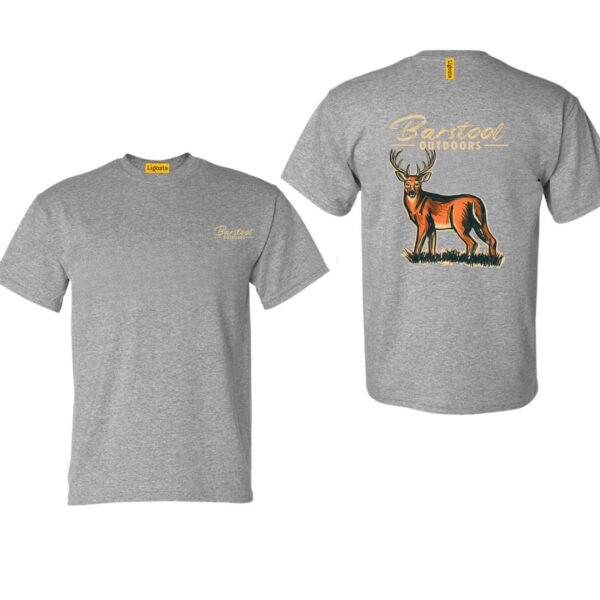 Barstool Outdoors TShirt, TShirts For Country Girls, Deer Design, Ideal for Outdoor Enthusiasts, Comfortable and Warm, TShirt For Men, TShirt For Women . Tops Underwear, TShirt Design, Street Life Style - Image 4