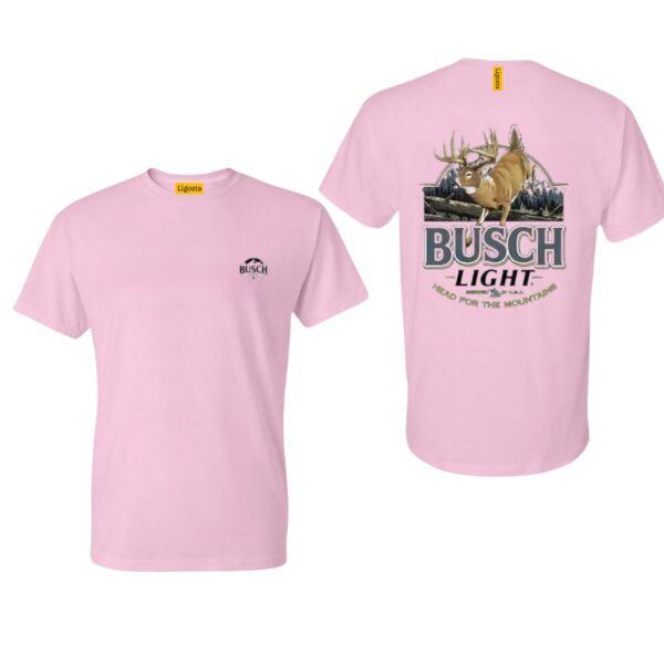Busch LLight TShirt, Deer and Mountain Design, TShirts For Country Girls, Ideal for Outdoor Enthusiasts, Comfortable and Warm, Perfect for Casual Wear and Hunting Fans Wo, TShirt Design, Street Life Style - Image 5