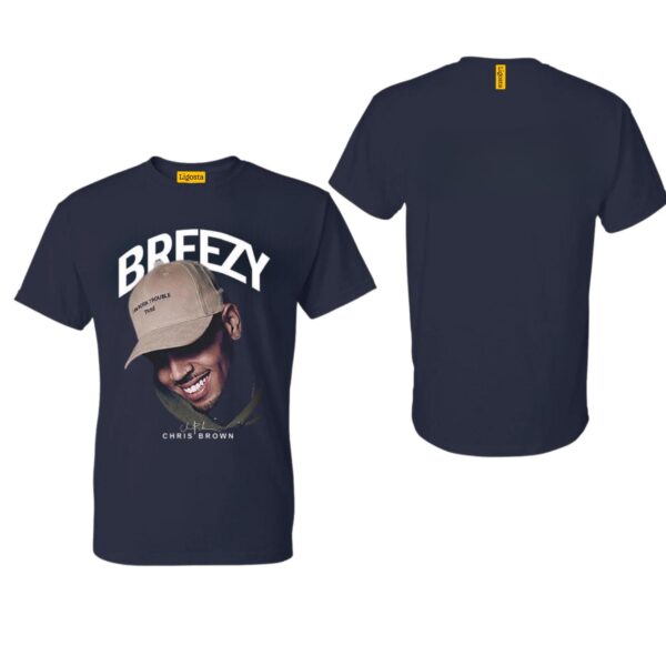 Breezy Chris Signature Graphic T-Shirt - Bold Streetwear for Fans, Breezy Style, Bold Streetwear, Music Fan Fashion, Signature Style - Image 3