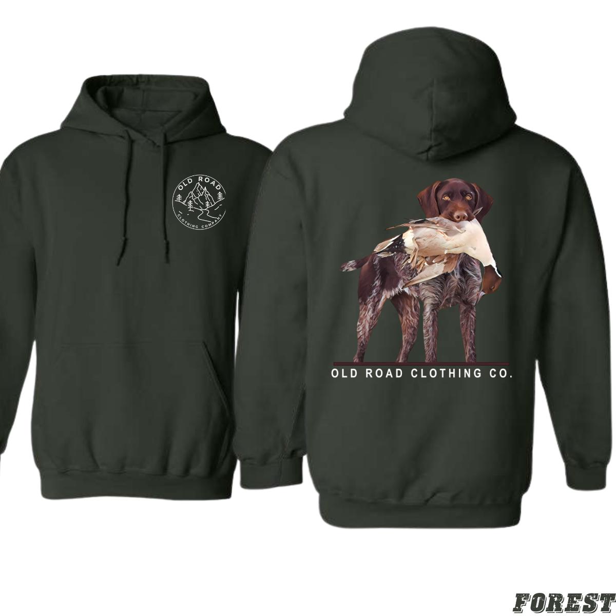 Hunting Dog Shirt, Old Road Hoodie, Trendy Hoodie for Men and Women , Hoodie Design