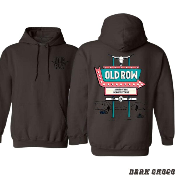 Old Row Hoodie, Retro Sign Design Shirt, Trendy Hoodie for Men and Women , Hoodie Design - Image 6