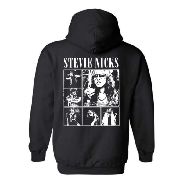 Steviee Nicks Hoodie, Iconic Photo Collage Design, Music Fans, Ideal for Casual Wear, Menswear Unisex, Street Life Style