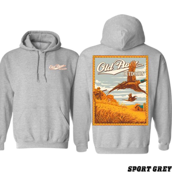 Old Row Outdoors Hoodie, Vibrant Nature Scene, Menswear Sweaters, Sweatshirt Tops, Sweatshirt Tops, Street Life Style - Image 4