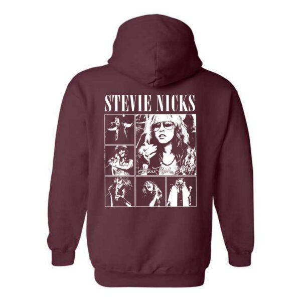 Steviee Nicks Hoodie, Iconic Photo Collage Design, Music Fans, Ideal for Casual Wear, Menswear Unisex, Street Life Style - Image 4