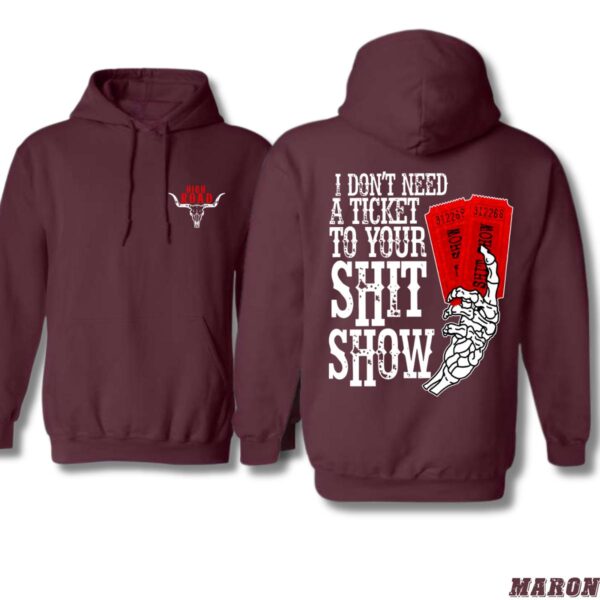 High Road Hoodie, Edgy Streetwear, Unique Graphic Apparel, This High Road hoodie features a bold and humorous design with premium material, perfect for those who love making a statement with their streetwear fashion. , Winter Fashion - Image 3