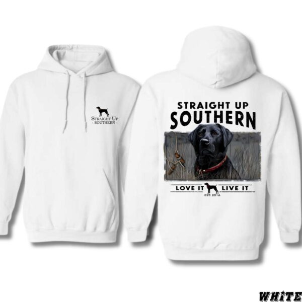 Straight Up Southern Hoodie, Charming Labrador Design, country boy clothing, hoodi,es for country girls Perfect for Dog Lovers, Ideal for Casual Wear, Comfortable and Stylish, Hoodie For Men, Hoodie For Women , Winter Fashion - Image 2
