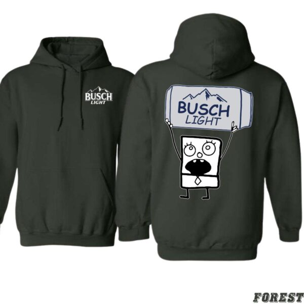Busch Light Hoodie, Fun Cartoon Character Design, Perfect for Beer Lovers, Menswear Sweaters, Street Life Style - Image 6