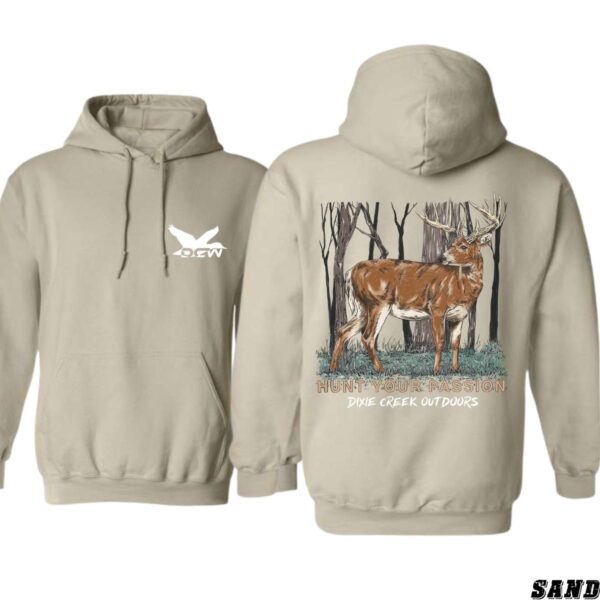 Dixiee Creek Outdoors Hoodie, Deer Hunting Design, Camo Country Hoodies, Perfect for Outdoor Enthusiasts, Ideal for Casual Wear - Image 5
