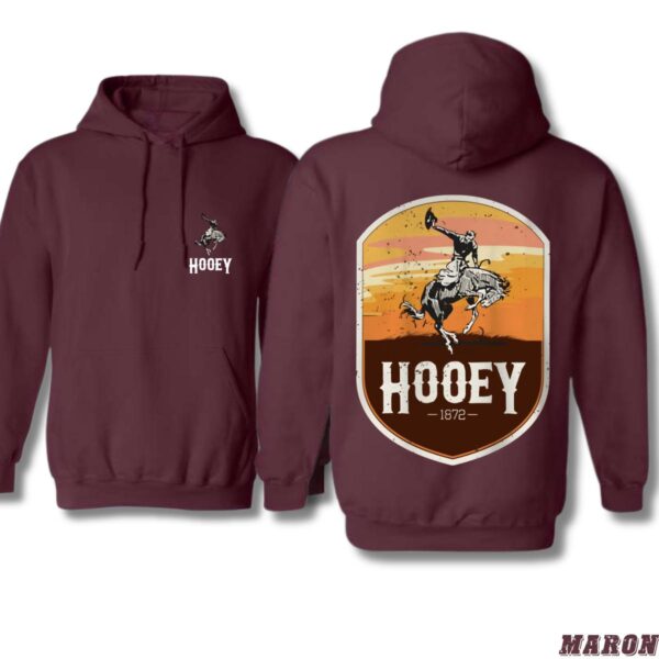 Hooey Hoodie, Classic Western Rodeo Design Featuring Bold Cowboy Graphics, Perfect for Rodeo Enthusiasts and Western Style Fans, Unisex Hoodie for Everyday Comfort and Cowboy Spirit , Winter Fashion