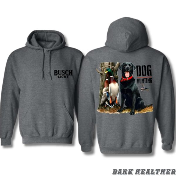 Busch Light Hoodie, Dog Hunting Design, hoodies for country girls, country boy clothing, Perfect for Outdoor Enthusiasts, Ideal for Casual Wear, Comfortable and Stylish, Hoodie For Men, Hoodie For Women , Winter Fashion - Image 2