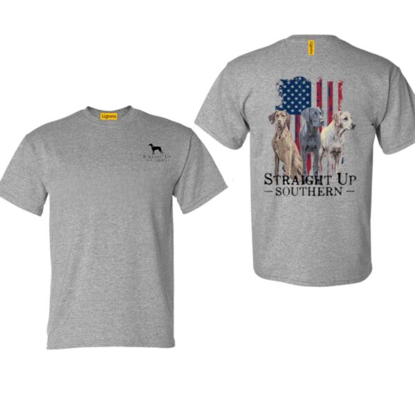 Straight Up Southern TShirt, Charming Labrador Design, TShirt For Country Girls, Perfect for Dog Lovers, Street Life Style - Image 4