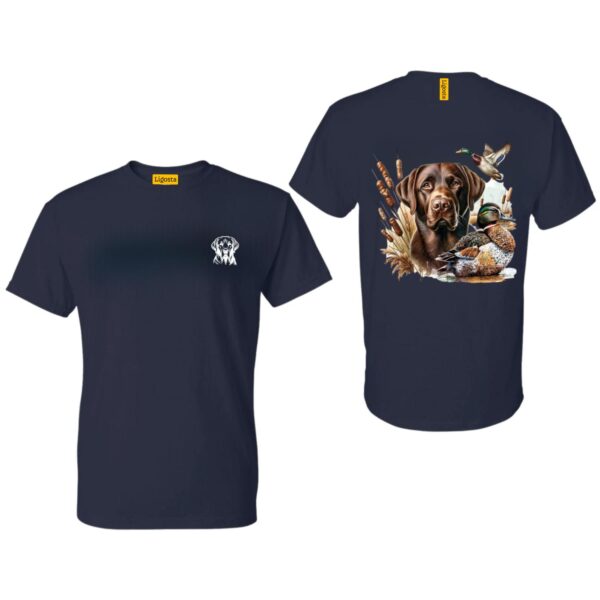 Duck Hunter Shirt, Duck Icon Design, Natural Design, Realistic Duck and Labrador Retriever Design, Ideal for Hunting Enthusiasts, Perfect for Outdoor Adventures, Celebrate Your Passion for Waterfowl Hunting Menswear Sweaters - Image 3