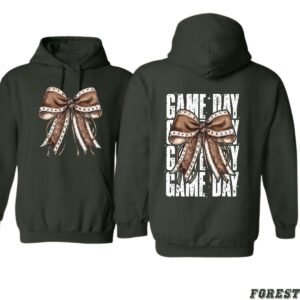 Sports Bow Hoodie, Elegant Game Day Design, Ideal for Cheerful Celebrations, Perfect for Comfort and Style, Unisex Hoodie for Men and Women , Hoodie Design