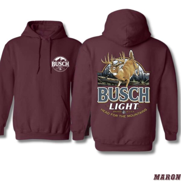 Busch iLight Hoodie, Wilderness-Inspired Design, Camo Country Hoodies, Perfect for Outdoor Enthusiasts, Comfortable and Stylish, Ideal for Casual Wear and Adventure Lovers , Winter Fashion - Image 2