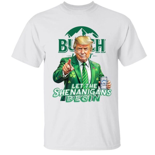 Let The Shenanigans Begin With Buch Light Beer Shirt, Funny Irish Shirt, St Patrick's Day Gift, St Paddys Day, Lucky Shamrock - Image 2