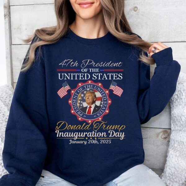 Truump Inauguration Day Shirt, Trummp Supporters Shirt, Xmas Graphic Tee - Image 4