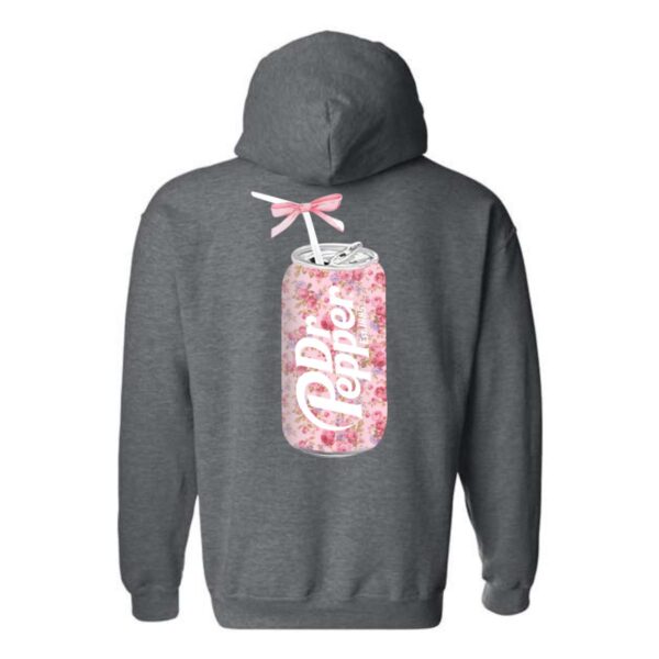 Dr. Pepper Hoodie, Floral Can Design Shirt, Trendy Hoodie for Men and Women , Hoodie Design - Image 9
