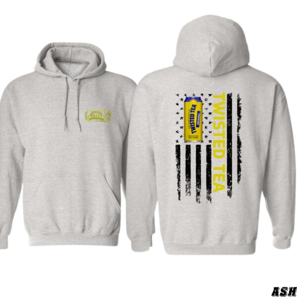 Twisted Tea Hoodie, Bold Americana Design, Featuring Iconic Twisted Tea, Beverage Lovers and Casual Style Enthusiasts - Image 5