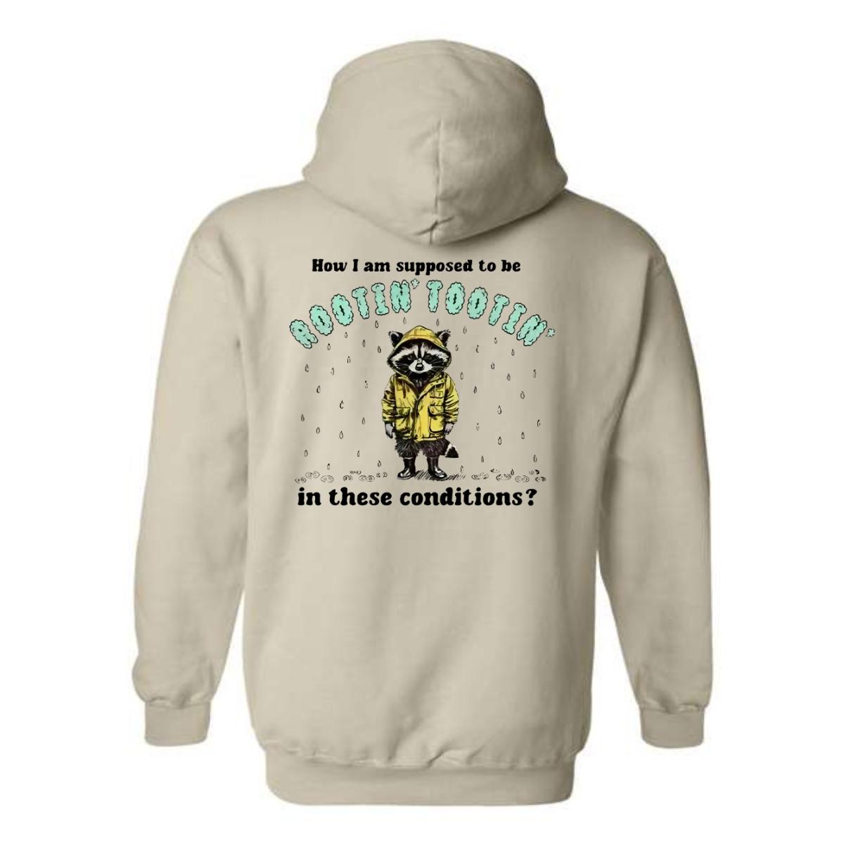 Rootin’ Tootin’ Raccoon Hoodie, Trendy Hoodie for Men and Women , Hoodie Design