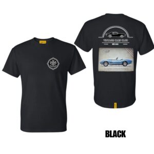 Ligosta Vintage, Cars Club Collection T-Shirt, Unisex T-Shirt Featuring Chevrolet Corvette Stingray Graphic, Perfect For Car Enthusiasts 01