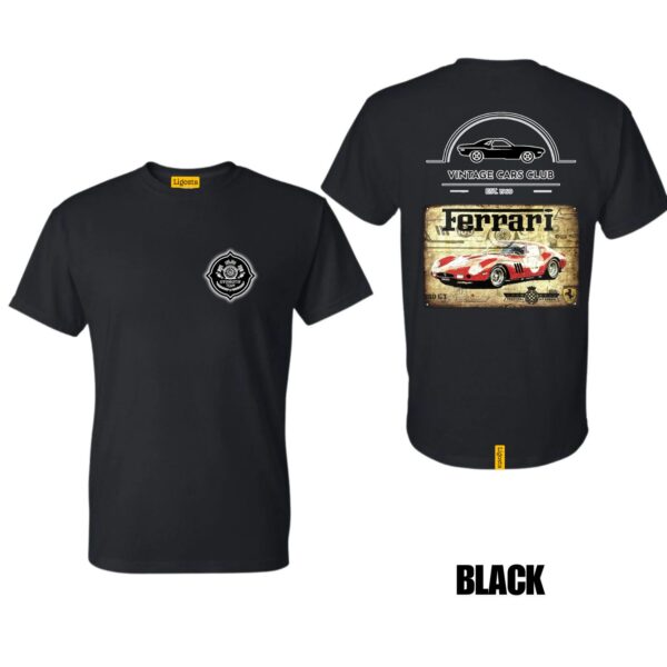 Ligosta Vintage, Cars Club T-Shirt, Unisex T-Shirt Featuring Ferrari 250 GTO Graphic, Perfect For Sports Car Enthusiasts 22 - Image 2