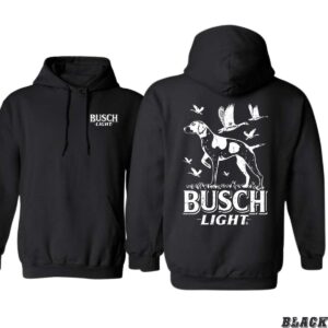 Busch Light Hoodie, Hunting Dog Design, Classic and Comfortable, Perfect for Outdoor Enthusiasts, Menswear Sweaters, Street Life Style