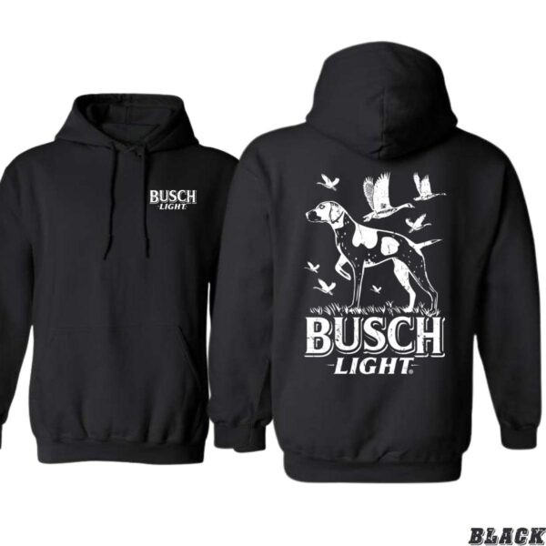 Busch Light Hoodie, Hunting Dog Design, Classic and Comfortable, Perfect for Outdoor Enthusiasts, Menswear Sweaters, Street Life Style