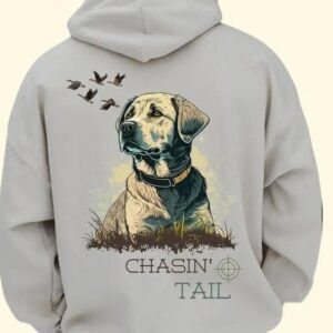 Chasin’ Tail Hoodie, Hunting Dog Design, Comfortable and Durable Camo Country Hoodies, Perfect for Outdoor Enthusiasts and Dog Lovers, Ideal for Casual Wear, Stylish and High-Quality, Hoodie for Men and Women . Tops Underwear, Street Life Style
