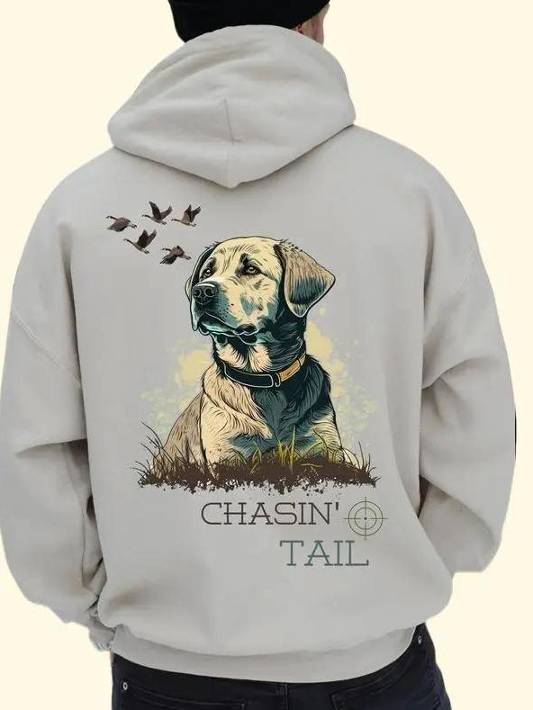 Chasin’ Tail Hoodie, Hunting Dog Design, Comfortable and Durable Camo Country Hoodies, Perfect for Outdoor Enthusiasts and Dog Lovers, Ideal for Casual Wear, Stylish and High-Quality, Hoodie for Men and Women . Tops Underwear, Street Life Style
