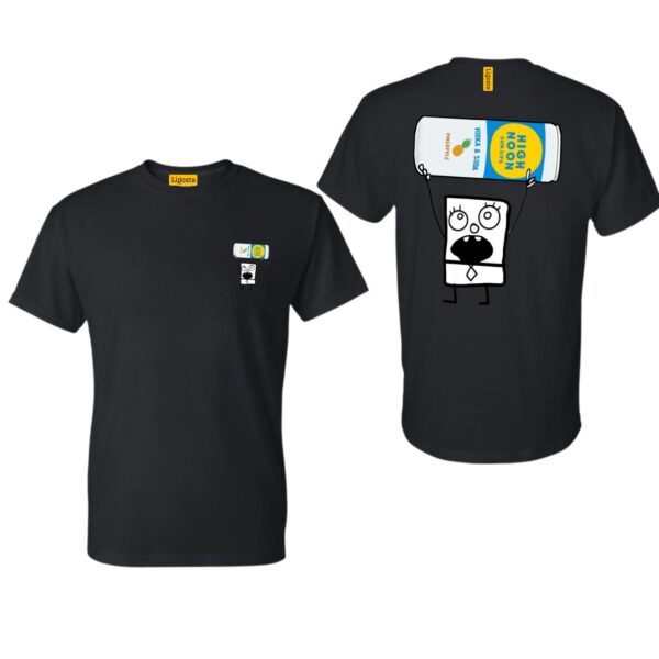 High Noon TShirt, Fun Cartoon Character Design, Perfect for Vodka & Soda Fans, Ideal for Casual Outings, Cozy and Humorous, Unisex TShirt for Men and Women , TShirt Design, Street Life Style - Image 2