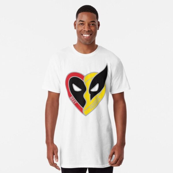 Best Friends! DP3 Heart Classic T-Shirt, Deadpoool 3 T-Shirt, Deadpoool & Wolverine Movie, Superhero X-Men, Street Life Style, Teen Style - Image 5