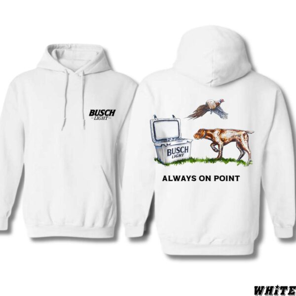 Busch iLight Hoodie, Always On Point Design with Hunting Dog and Cooler, country boy clothing, Perfect for Outdoor Enthusiasts, Ideal for Casual Wear, Comfortable and Stylish, Hoodie For Men, Hoodie For Women Casual Sweater, Street Life Style - Image 3