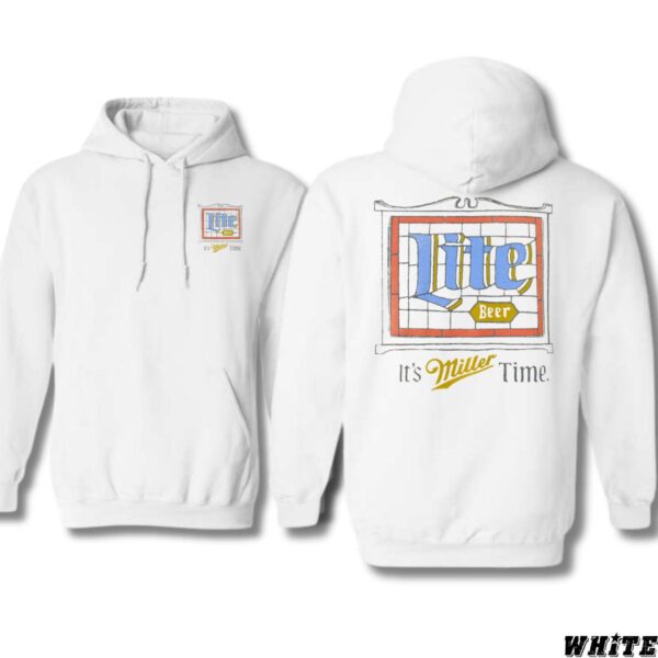 Miller Lite It's Miller Time Design, Casual Wear Hoodie, Classic and Iconic Style , Hoodie Style Menswear Sweaters, Street Life Style - Image 2