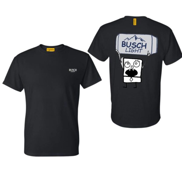 Busch LLight TShirt, Fun Cartoon Character Design, Perfect for Beer Lovers, Ideal for Casual Wear and Relaxation, Cozy and Humorous, Unisex TShirt for Men and Women , TShirt Design, Street Life Style - Image 2
