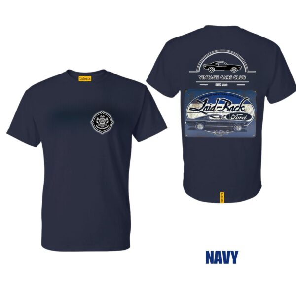Ligosta Vintage, Cars Club Collection T-Shirt, Unisex T-Shirt Featuring Laid-Back Ford Graphic, Perfect For Retro Car Enthusiasts 07 - Image 2