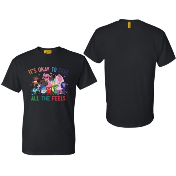 It's Okay To Feel All The Feels Shirt, InOutside Shirt , It's Okay To Feel, Speech Therapy Shirt, Animation Shirt - Image 2