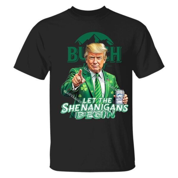 Let The Shenanigans Begin With Buch Light Beer Shirt, Funny Irish Shirt, St Patrick's Day Gift, St Paddys Day, Lucky Shamrock - Image 3