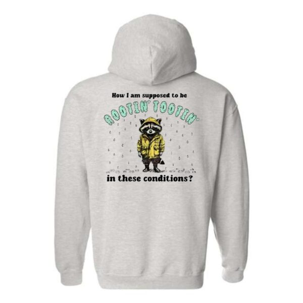 Rootin' Tootin' Raccoon Hoodie, Trendy Hoodie for Men and Women , Hoodie Design - Image 3