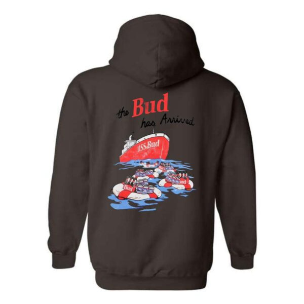 Budweiser Hoodie, USS Bud Ship and Life Raft Design, Perfect for Beer Lovers, Ideal for Casual Wear, Comfortable and Stylish , Hoodie Design - Image 7