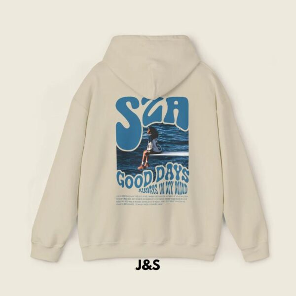 SZA SOS Good Day Album Hoodie, Unisex Men's Women's Hoodie, Sweaters Sweatshirt, Street Life Style - Image 2