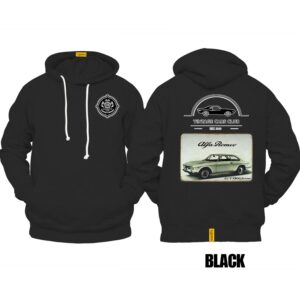 Ligosta Vintage, Cars Club Hoodie, Unisex Hoodie Featuring Alfa Romeo GT 1300 Graphic, Perfect For Classic Car Lovers 15