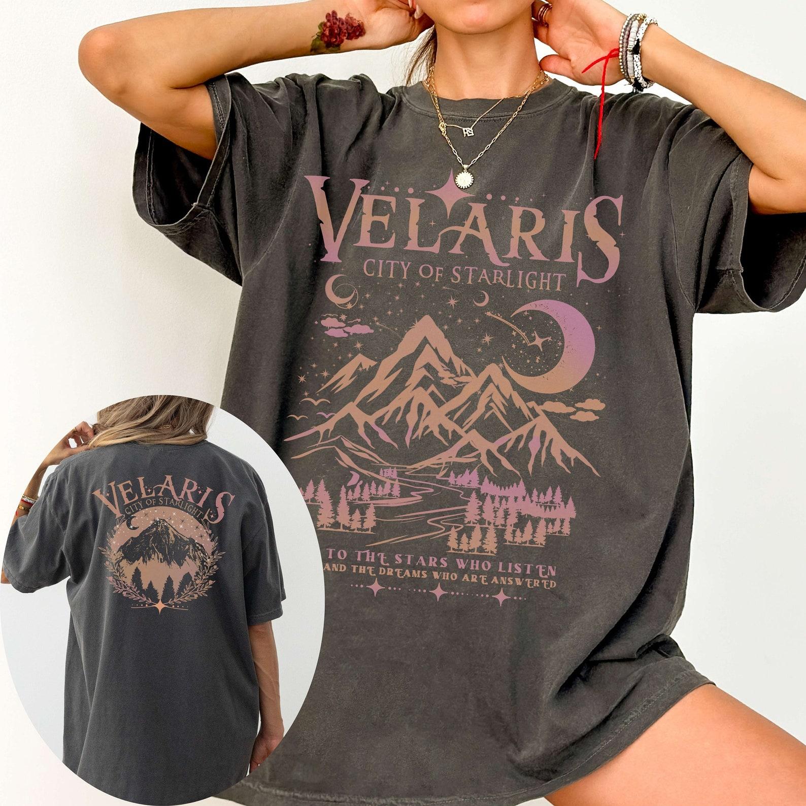 Velaris Shirt, ACOTAR Comfort Colors, City Of Starlight, Night Court T-Shirt, Rhysand Quotes, Sarah J Maas Apparel, Book Lover Gift, Street Life Style, Trending T-Shirts