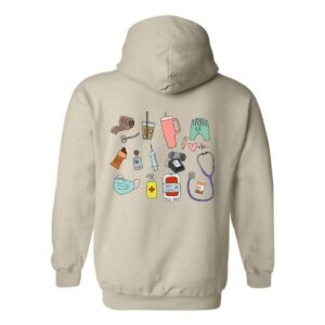 Medical Essentials Hoodie, Fun and Colorful Healthcare Design, Perfect for Medical Professionals and Enthusiasts, Ideal for Casual Wear, Comfortable and Stylish, Hoodie For Men, Hoodie For Women, Hoodie Design