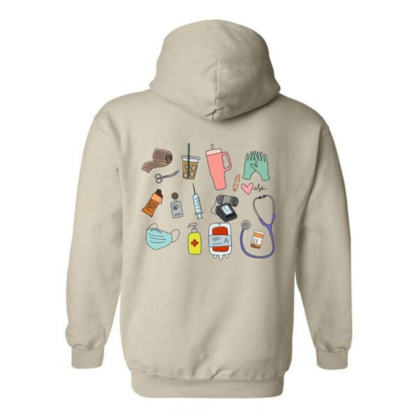Medical Essentials Hoodie, Fun and Colorful Healthcare Design, Perfect for Medical Professionals and Enthusiasts, Ideal for Casual Wear, Comfortable and Stylish, Hoodie For Men, Hoodie For Women, Hoodie Design