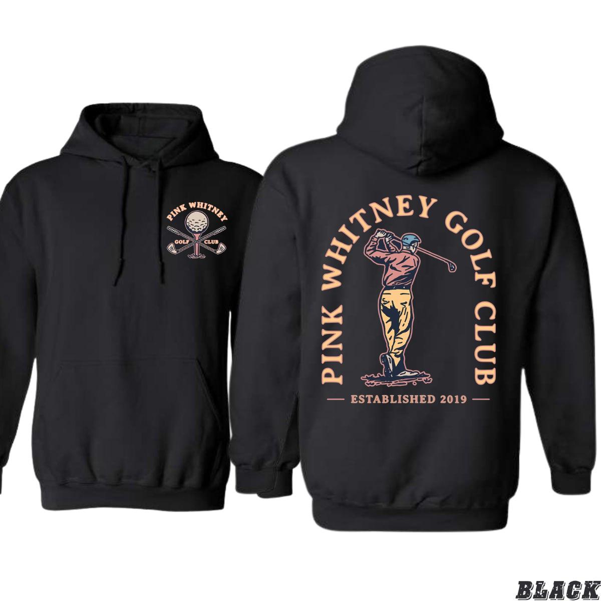 Pink Whitney Golf Club Hoodie, Vintage Golfer Design, Perfect for Golf Enthusiasts, Ideal for the Course or Casual Wear, Street Life Style