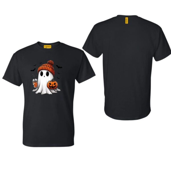 Halloween Ghost Shirt, Cute Halloween Shirt, Halloween Women's Shirt, Spooky Season Shirt, Trick or Treat Shirt, Pumpkin - Image 2