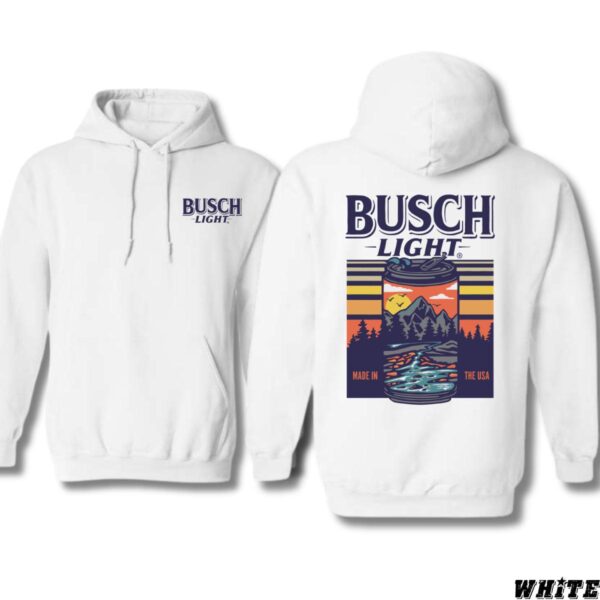 Busch iLight "Mountain Sunset Can" Unisex Hoodie, Ideal for Outdoor Adventures and Casual Outings , Hoodie Design - Image 8