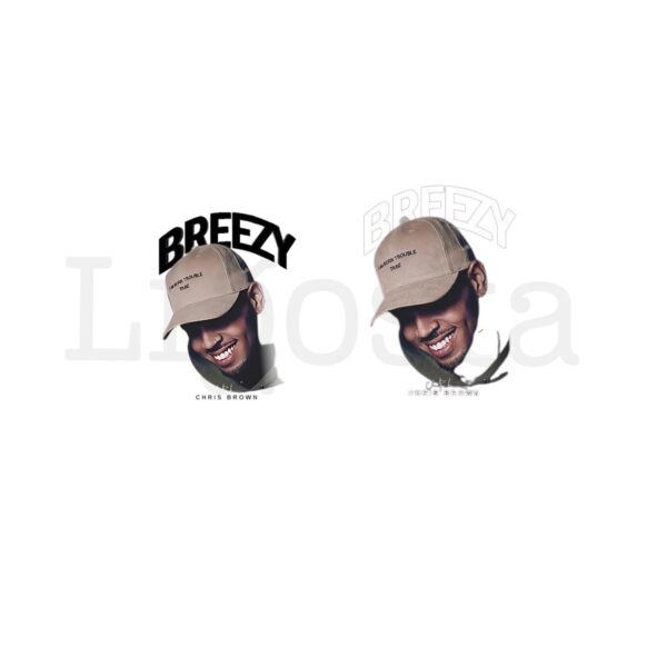 Breezy Chris Signature Graphic T-Shirt - Bold Streetwear for Fans, Breezy Style, Bold Streetwear, Music Fan Fashion, Signature Style - Image 6