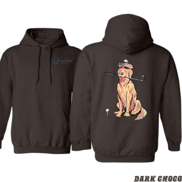 Barstool Golf Hoodie Design, Dog Playing Golf Image, Trendy Hoodie for Men and Women , Hoodie Design - Image 4